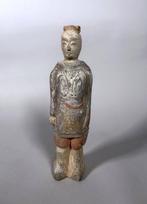 Oud Chinees, Tang-dynastie Terracotta Mingqi - 25 cm, Antiek en Kunst