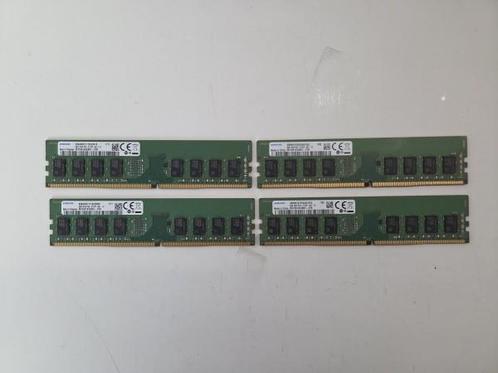 Veiling - 4x 8 GB (32GB) DDR4 RAM geheugen Samsung, Computers en Software, RAM geheugen
