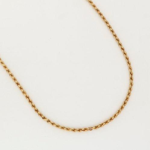 Halsketting - 14 karaat Geel goud, Sieraden, Tassen en Uiterlijk, Kettingen