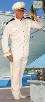Kapitein love boat kostuum, Kleding | Heren, Carnavalskleding en Feestkleding, Ophalen of Verzenden, Nieuw