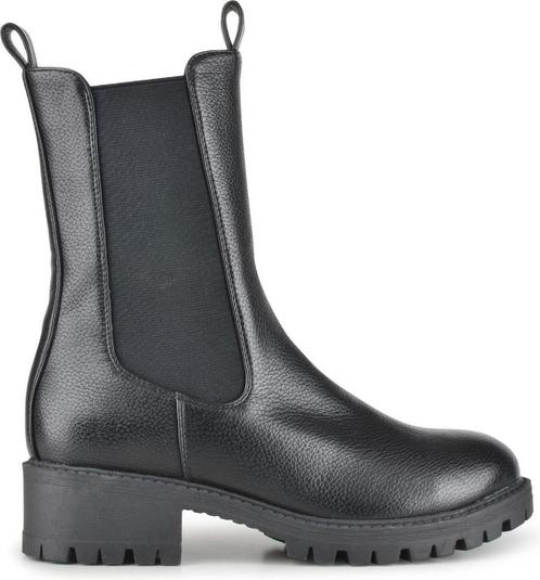 PS Poelman - Maat 40 -  Hoge Chelsea Laarzen Boots - Zwart, Kleding | Dames, Schoenen, Verzenden