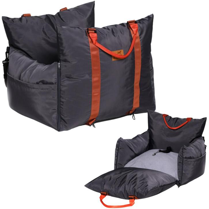 Luxe Honden autostoel  Royal+  Antraciet Waterproof, Dieren en Toebehoren, Honden-accessoires, Nieuw, Ophalen of Verzenden