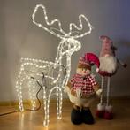 3D LED rendier - Met bewegende kop - Warm wit - IP44, Diversen, Kerst, Nieuw, Ophalen of Verzenden