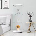 Moderne Glazen Vitrinekast met 1 Deur en 3 Planken, Verzenden, Nieuw