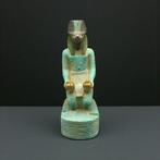 Replica van het oude Egyptisch Standbeeld God Anubis dat, Antiek en Kunst