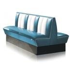 Classic Dubbele Retro Diner Bank Bel Air HW150 Blauw, Huis en Inrichting, Banken | Bankstellen, Ophalen, Gebruikt