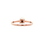 Vintage solitair ring met diamant 9 krt, Sieraden, Tassen en Uiterlijk, Ringen, Ophalen of Verzenden, Nieuw