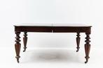 Tafel (Engels) mahoniehout coulissetafel met 3 bladen, Antiek en Kunst, Ophalen