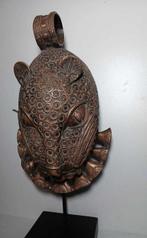 Prachtig groot luipaardmasker - Yoruba - Nigeria (Zonder, Antiek en Kunst