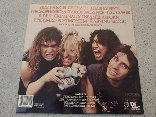 Slayer - Reign in blood - LP album (op zichzelf staand item), Cd's en Dvd's, Vinyl Singles