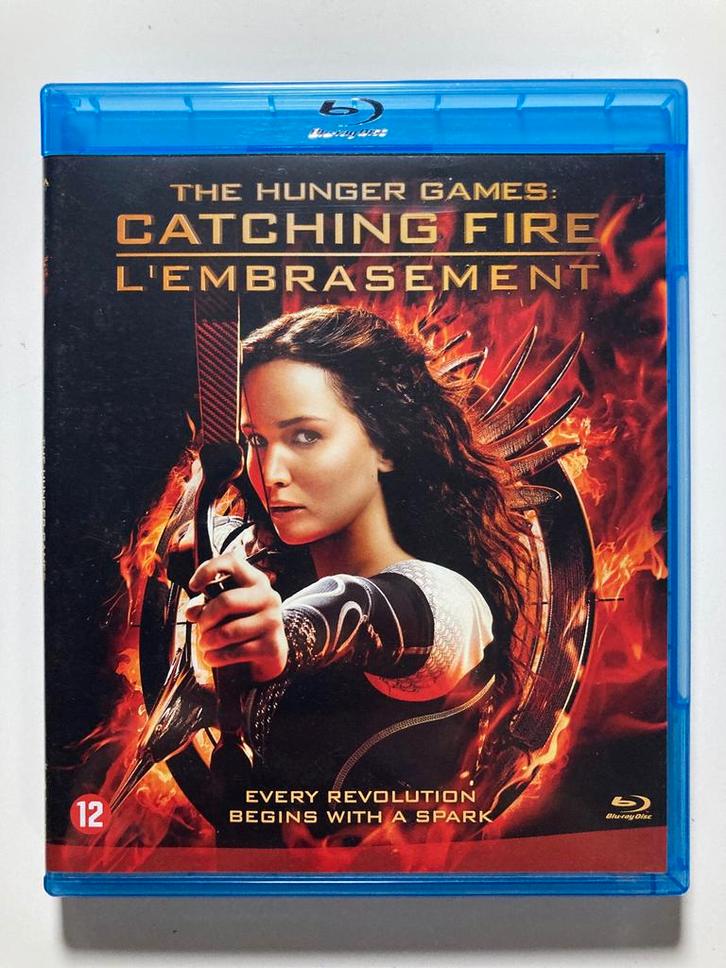 THE HUNGER GAMES CATCHING FIRE (BLURAY), Cd's en Dvd's, Blu-ray, Gebruikt, Verzenden