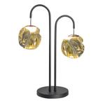 LED Tafellamp 2x5 Watt | Gouden bollen | Dimbaar | Melina, Ophalen of Verzenden, Nieuw