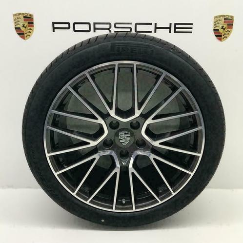 Porsche Cayenne (E3) ORIGINELE 21inch RS Spyder met banden, Auto-onderdelen, Banden en Velgen, 21 inch, 315 mm, Personenwagen