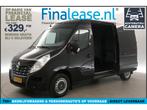 Renault Master T35 2.3 dCi L2H2 146PK Airco 2xSchuifd €329pm, Renault, Zwart, Nieuw, Lease