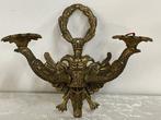 Empire Stijl - Kandelaar - Koper - Vogelhoofden/Wapenschild