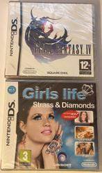 Nintendo - DS - Final Fantasy IV + Girls Life: Strass &, Spelcomputers en Games, Nieuw