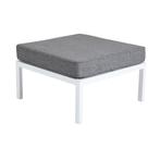 *WOONWINKEL* Brafab Weldon Tuin Hocker Wit Met All-weather K, Tuin en Terras, Verzenden, Nieuw