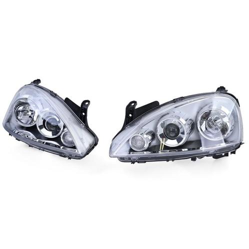 Koplampen Opel Corsa C 00-06 Xenon Look, Auto-onderdelen, Overige Auto-onderdelen, Ophalen of Verzenden
