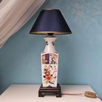Tafellamp - Porselein, Hout, Textiel - Japanse Imari-stijl