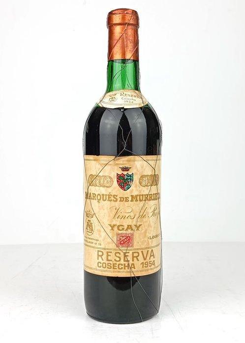 1954 Marqués de Murrieta - Rioja Reserva - 1 Fles (0,75, Verzamelen, Wijnen