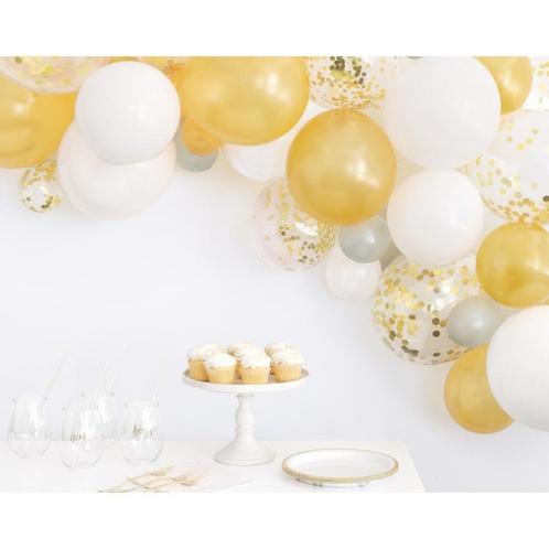 Ballonnenboog Zelf Maken Set Goud, Hobby en Vrije tijd, Feestartikelen, Nieuw, Verzenden