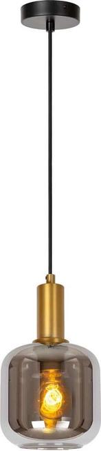 Lucide JOANET Hanglamp Ø 16 cm 1xE27 Fumé, Huis en Inrichting, Lampen | Hanglampen, Ophalen of Verzenden, Zo goed als nieuw