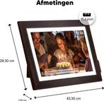 2dekans | Denver Digitale Fotolijst 15.6 Inch - Hout - XL -, Ophalen of Verzenden, Zo goed als nieuw