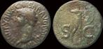 41-54ad Roman Claudius Ae As Minerva advancing right Brons, Verzenden