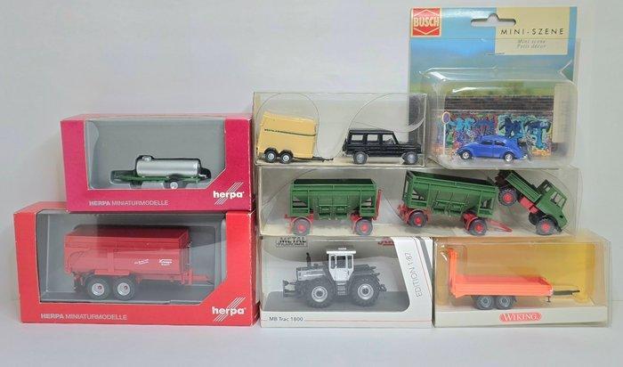 Busch, Herpa, Wiking, Schuco H0 - Modeltreinvoertuigen (7) -, Hobby en Vrije tijd, Modeltreinen | H0