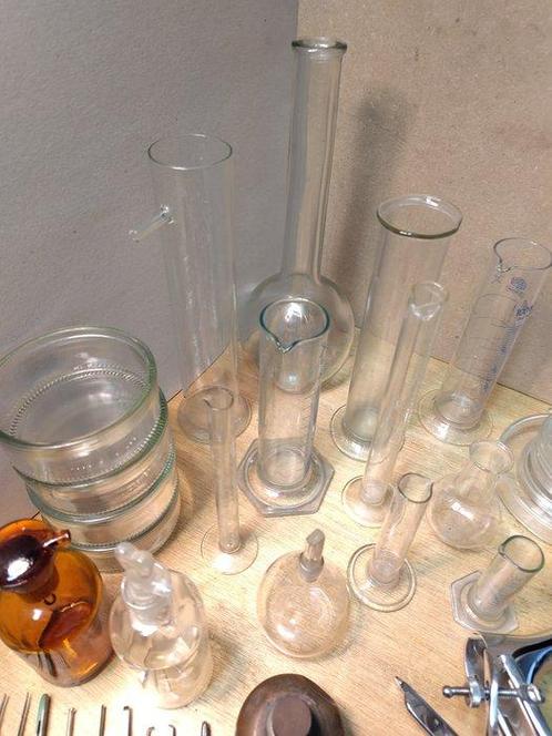 Medisch instrument (43) - Glas, Koper, Staal, Antiek en Kunst, Antiek | Wandborden en Tegels