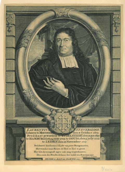 Portrait of Laurens van Steversloot, Antiek en Kunst, Kunst | Etsen en Gravures