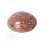 Rode Graniet handsteen Nr 15 - 71 gram, Nieuw, Verzenden