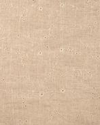 Broderie Viscose/Linnen Bloemetjes Naturel, Nieuw, Overige kleuren