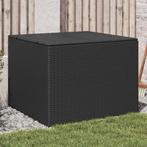 vidaXL Tuinbox 291 L poly rattan zwart, Verzenden, Nieuw