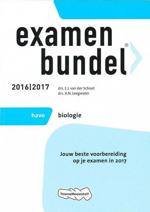 Examenbundel Havo Biologie 2016/2017, Boeken, Schoolboeken, Nieuw, Verzenden