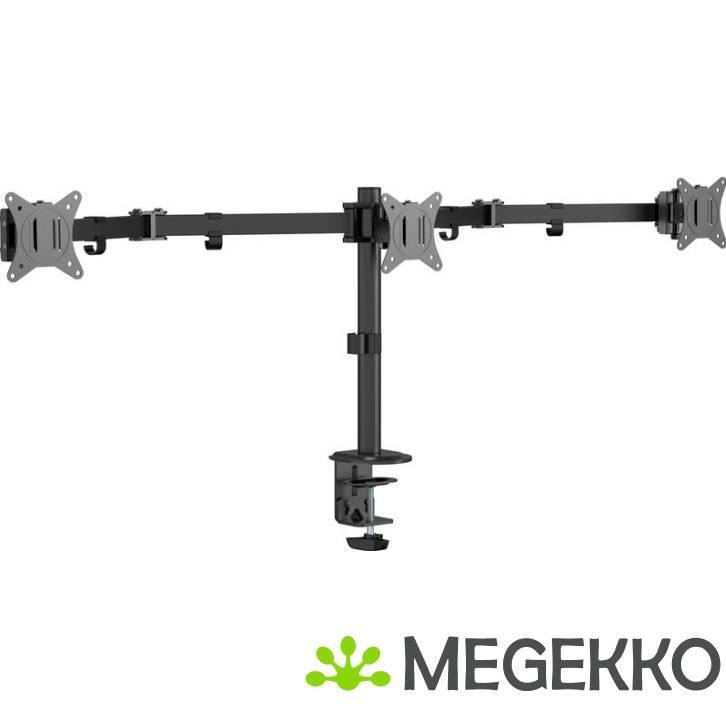 Gembird MA-D3-01 flat panel bureau steun, Computers en Software, Monitoren, Nieuw, Verzenden