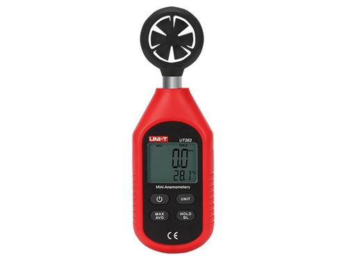 Windmeter Anemometer met Schoepenrad Digitaal Mobiel - Rood, Doe-het-zelf en Verbouw, Overige Doe-het-zelf en Verbouw, Nieuw, Ophalen of Verzenden
