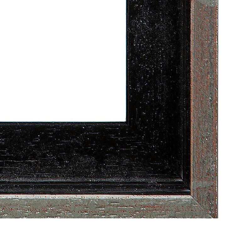 Baklijst 70x90 cm Zwart/Zilver, Huis en Inrichting, Woonaccessoires | Lijsten, Ophalen of Verzenden
