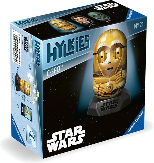 Hylkies - Star Wars 3PO 3D Puzzel #21 (54 stukjes) |, Hobby en Vrije tijd, Denksport en Puzzels, Nieuw, Verzenden