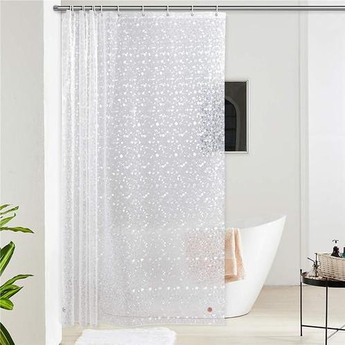 Douchegordijn 180 x 200 cm - Schimmelwerend en, Huis en Inrichting, Badkamer | Badtextiel en Accessoires, Nieuw, Verzenden