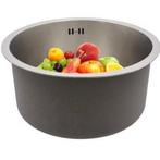 Ronde Keukenspoelbak 41 cm – Onderbouw Wastafel, Verzenden, Nieuw