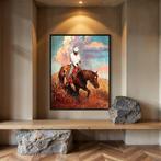 Paul Cheng - Ride Across the Wilds, Antiek en Kunst, Kunst | Schilderijen | Modern
