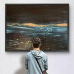 Luca Domiro - Still, It Glows - XL Painting, Antiek en Kunst