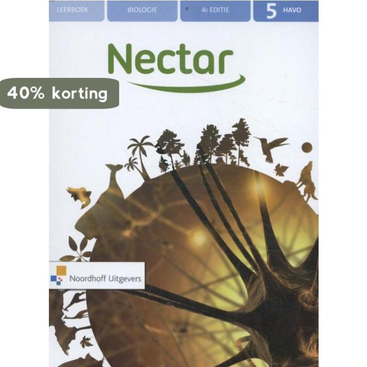 5 havo biologie / Nectar / leerboek 9789001885915, Boeken, Wetenschap, Zo goed als nieuw, Verzenden