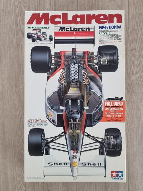 Tamiya 49571 McLaren MP4/6 Honda (full view version) 1:12, Hobby en Vrije tijd, Modelbouw | Auto's en Voertuigen, Tamiya, Verzenden