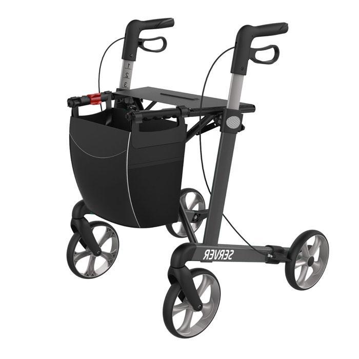 Rehasense Rollator Server M antraciet, Diversen, Verpleegmiddelen, Ophalen of Verzenden