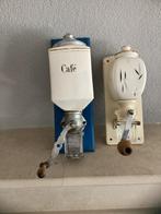 Koffiemolen (2) - hout, metaal, keramisch, glas, Antiek en Kunst, Antiek | Keukenbenodigdheden