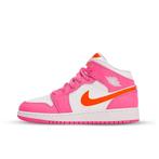 -9% Nike  Nike Air jordan 1 mid pinksicle safety orange (gs), Verzenden, Nieuw, Roze