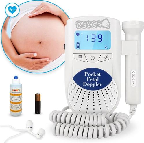 PEACE Doppler met Ultrasound 250mL – Baby Hartje Monitor –, Computers en Software, Monitoren, Nieuw, Ophalen of Verzenden