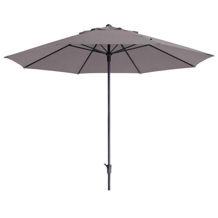 Madison Timor luxe stokparasol Ø400 cm - polyester taupe, Tuin en Terras, Partytenten, Verzenden